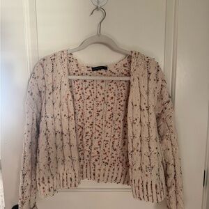 moon & madison Multicolor Knit Cardigan